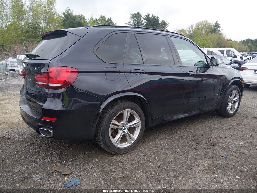 2015 BMW X5 VIN 5UXKR0C55F0P07690 IAAI salvage auction — LEFT SIDE, Salvage (Massachusetts), sold $4,600 on 2026-07-10 (photo 4)