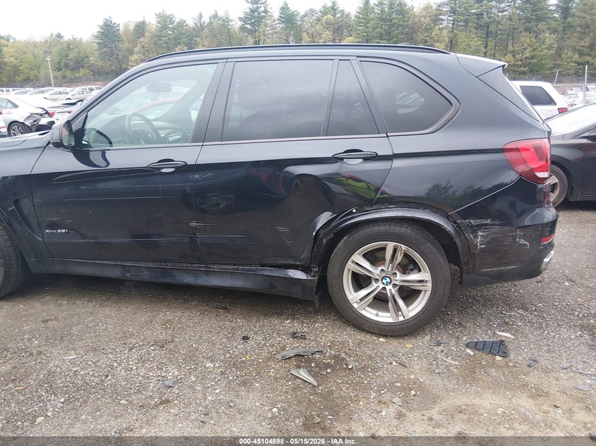 2015 BMW X5 VIN 5UXKR0C55F0P07690 IAAI salvage auction — LEFT SIDE, Salvage (Massachusetts), sold $4,600 on 2026-07-10 (photo 6)
