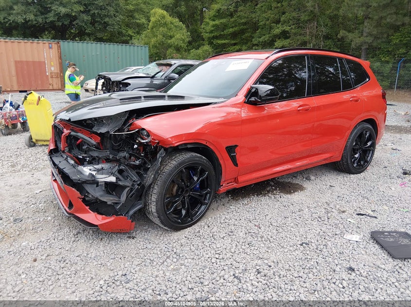 2020 BMW X3 m VIN 5YMTS0C01LLA57968 IAAI salvage auction — FRONT END, Salvage (South Carolina), sold $18,500 on 2026-07-28 (photo 2)