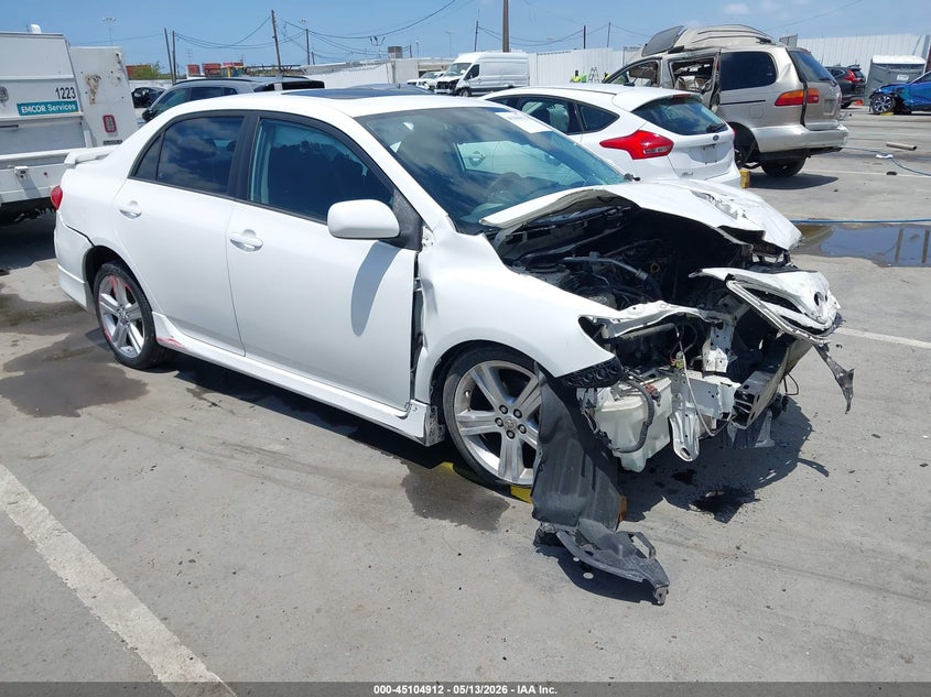 2013 Toyota Corolla VIN 5YFBU4EE7DP115702 IAAI salvage auction — FRONT END, Salvage (California), sold $575 on 2026-07-15 (photo 1)