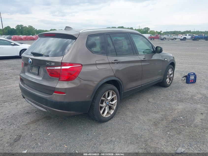 2011 BMW X3 VIN 5UXWX7C53BL735125 IAAI salvage auction — NORMAL WEAR, Salvage (Texas), sold $1,100 on 2026-07-20 (photo 4)