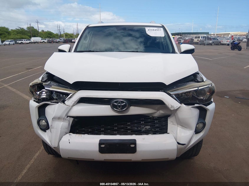 2017 Toyota 4runner VIN JTEZU5JR5H5164666 IAAI salvage auction — FRONT END, Clear (Hawaii), sold $6,100 on 2026-07-30 (photo 6)