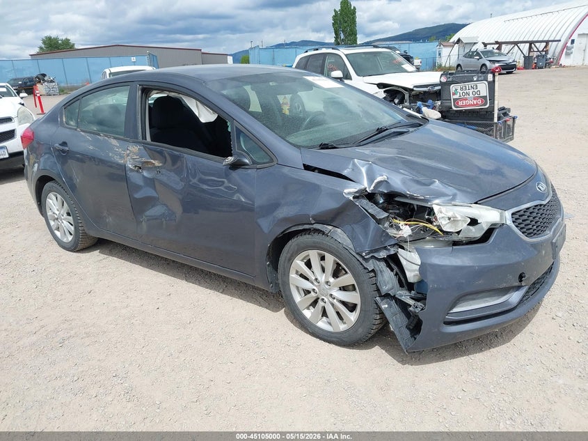 2016 Kia Forte VIN KNAFX4A67G5462727 IAAI salvage auction — RIGHT FRONT, Salvage (Montana), sold $300 on 2026-07-15 (photo 1)