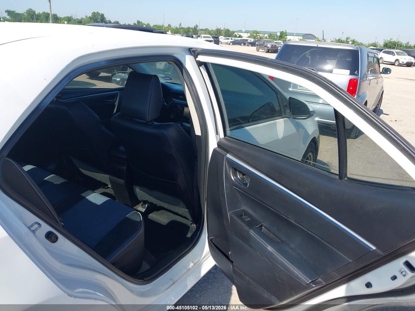 2015 Toyota Corolla VIN 5YFBURHE1FP200191 IAAI salvage auction — FRONT END, Original (Texas), sold $4,850 on 2026-07-15 (photo 8)