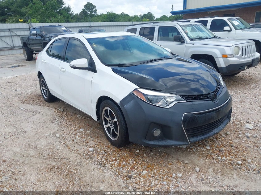 2015 Toyota Corolla VIN 5YFBURHE1FP200191 IAAI salvage auction — FRONT END, Original (Texas), sold $4,850 on 2026-07-15 (photo 1)