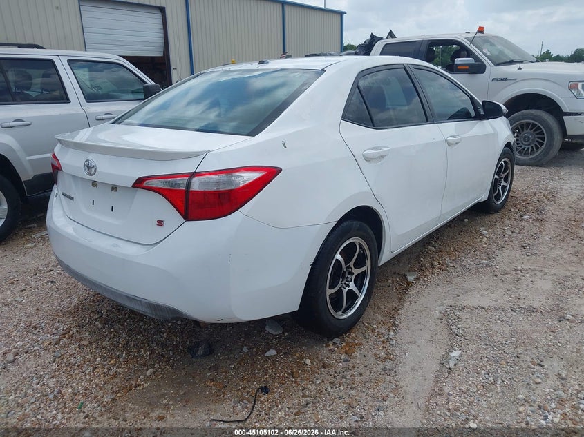 2015 Toyota Corolla VIN 5YFBURHE1FP200191 IAAI salvage auction — FRONT END, Original (Texas), sold $4,850 on 2026-07-15 (photo 4)