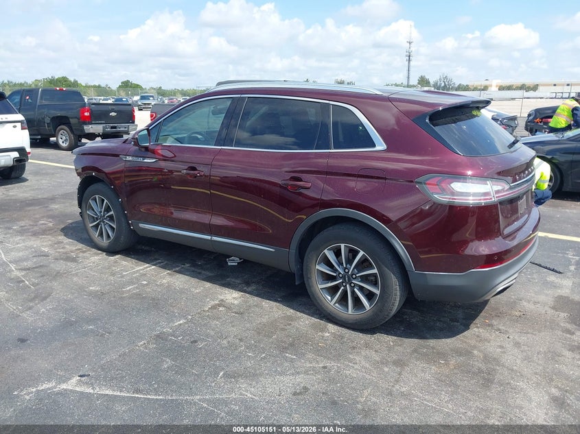 2022 Lincoln Nautilus VIN 2LMPJ6J94NBL08144 IAAI salvage auction — RIGHT FRONT, Rebuildable (Florida), sold $7,100 on 2026-07-09 (photo 3)