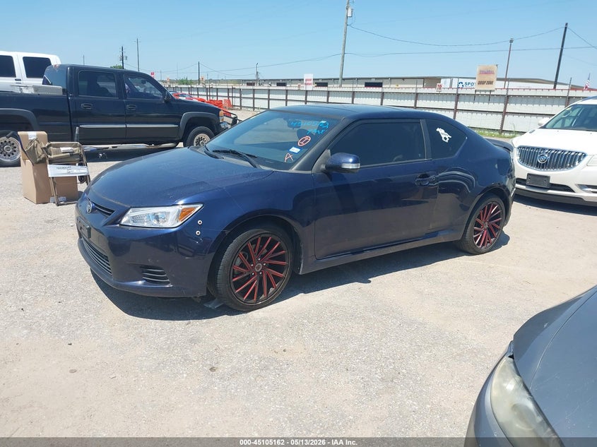 2013 Scion Tc VIN JTKJF5C72D3063011 IAAI salvage auction — LEFT REAR, Original (Texas), sold $450 on 2026-07-22 (photo 2)