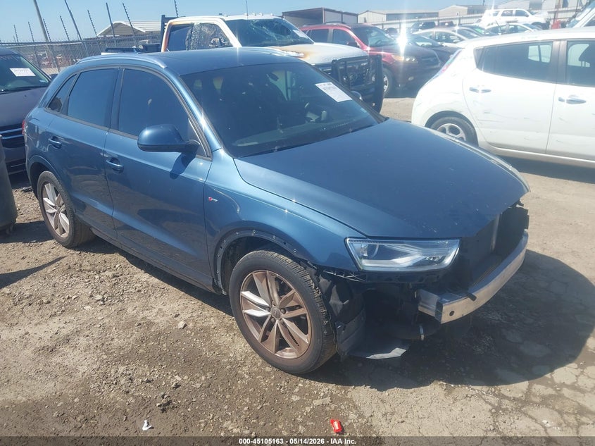 2018 Audi Q3 VIN WA1ECCFS5JR025152 IAAI salvage auction — FRONT END, Original (Texas), sold $3,650 on 2026-07-28 (photo 1)