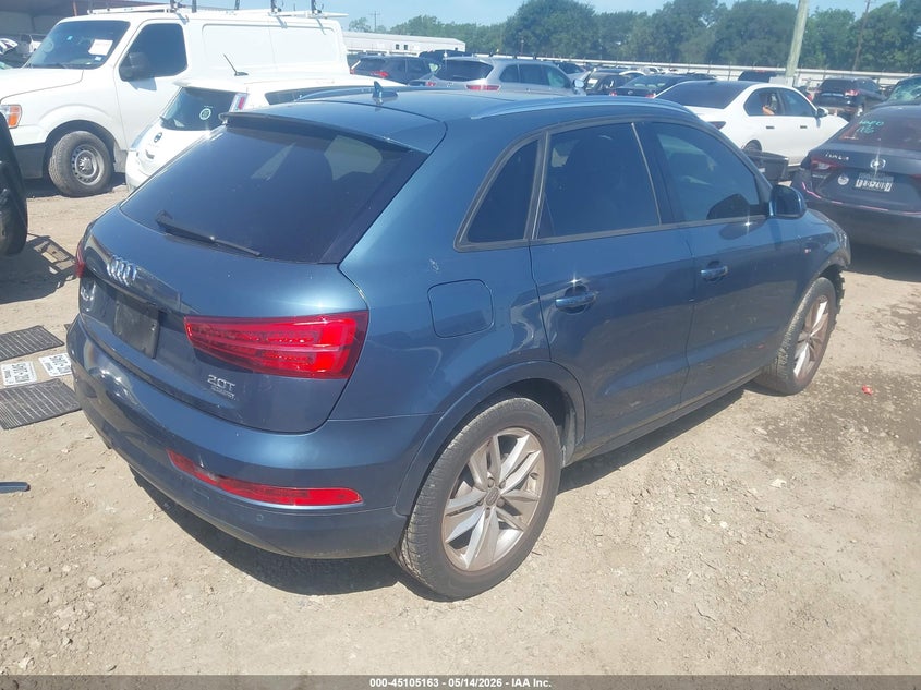 2018 Audi Q3 VIN WA1ECCFS5JR025152 IAAI salvage auction — FRONT END, Original (Texas), sold $3,650 on 2026-07-28 (photo 4)