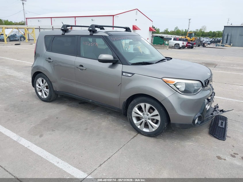 2016 Kia Soul VIN KNDJP3A55G7249049 IAAI salvage auction — FRONT END, Salvage (Indiana), sold $825 on 2026-07-24 (photo 1)