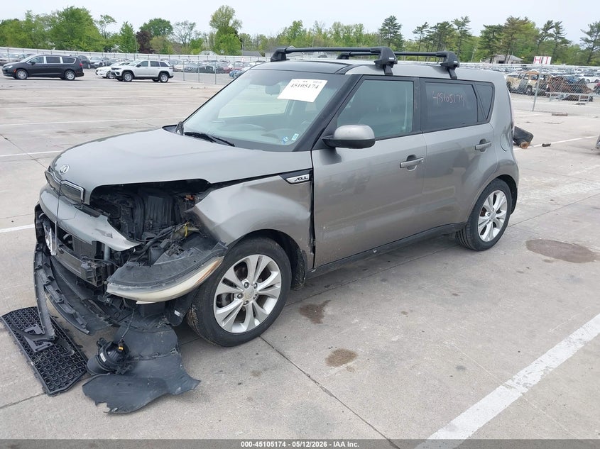 2016 Kia Soul VIN KNDJP3A55G7249049 IAAI salvage auction — FRONT END, Salvage (Indiana), sold $825 on 2026-07-24 (photo 2)