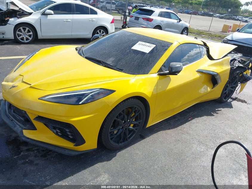 2026 Chevrolet Corvette VIN 1G1YA2D4XT5104441 IAAI salvage auction — LEFT REAR, Rebuildable (Florida), sold $13,900 on 2026-07-30 (photo 2)
