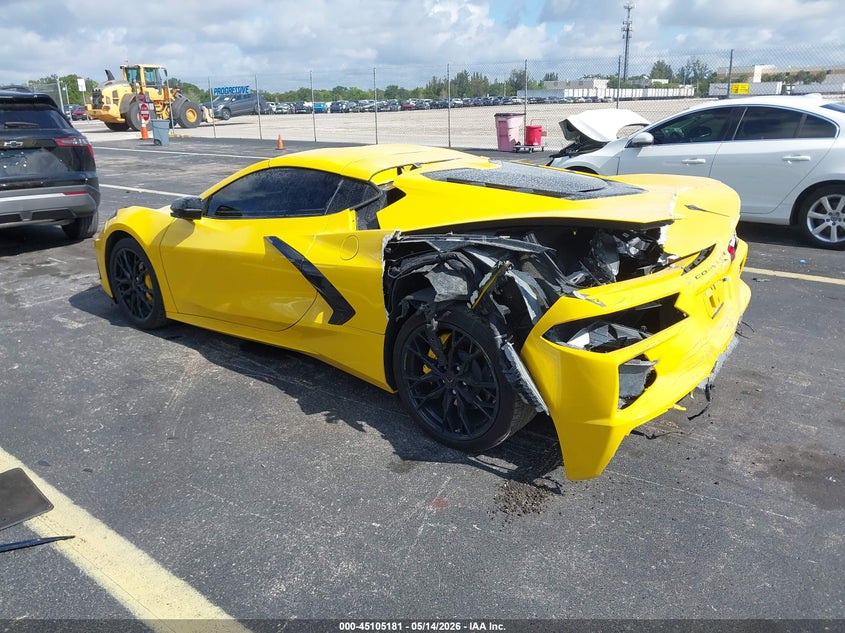 2026 Chevrolet Corvette VIN 1G1YA2D4XT5104441 IAAI salvage auction — LEFT REAR, Rebuildable (Florida), sold $13,900 on 2026-07-30 (photo 3)
