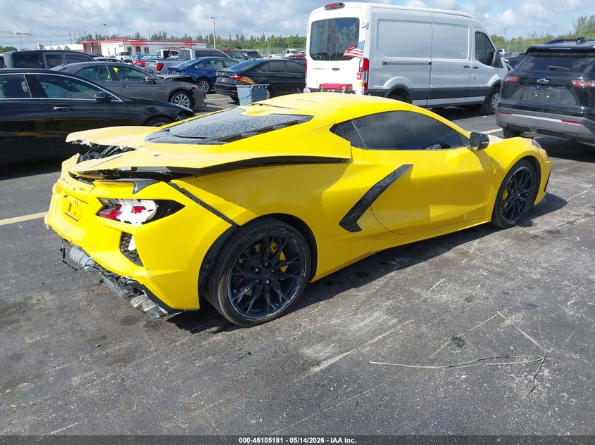 2026 Chevrolet Corvette VIN 1G1YA2D4XT5104441 IAAI salvage auction — LEFT REAR, Rebuildable (Florida), sold $13,900 on 2026-07-30 (photo 4)