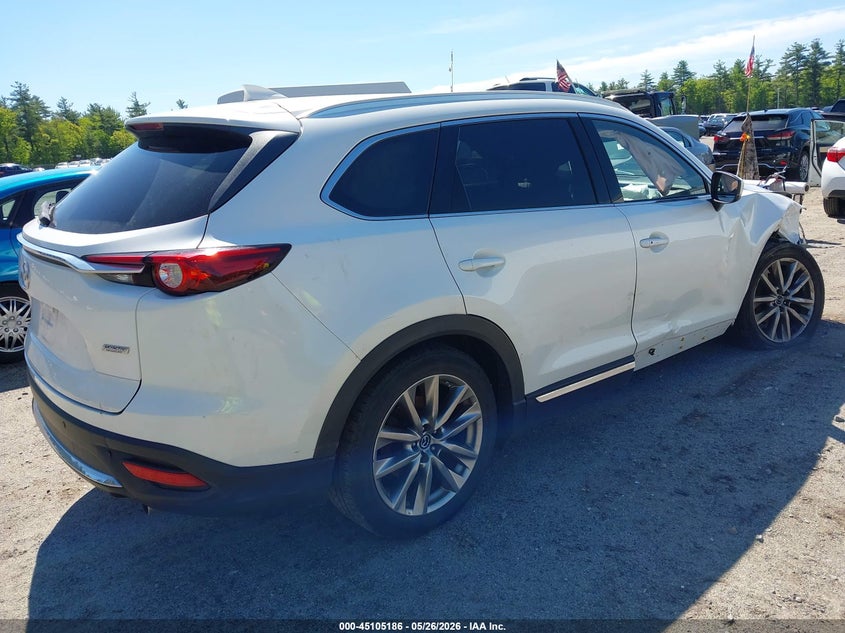 2019 Mazda Cx-9 VIN JM3TCBDYXK0301725 IAAI salvage auction — RIGHT FRONT, Salvage (Massachusetts), sold $3,500 on 2026-07-17 (photo 4)
