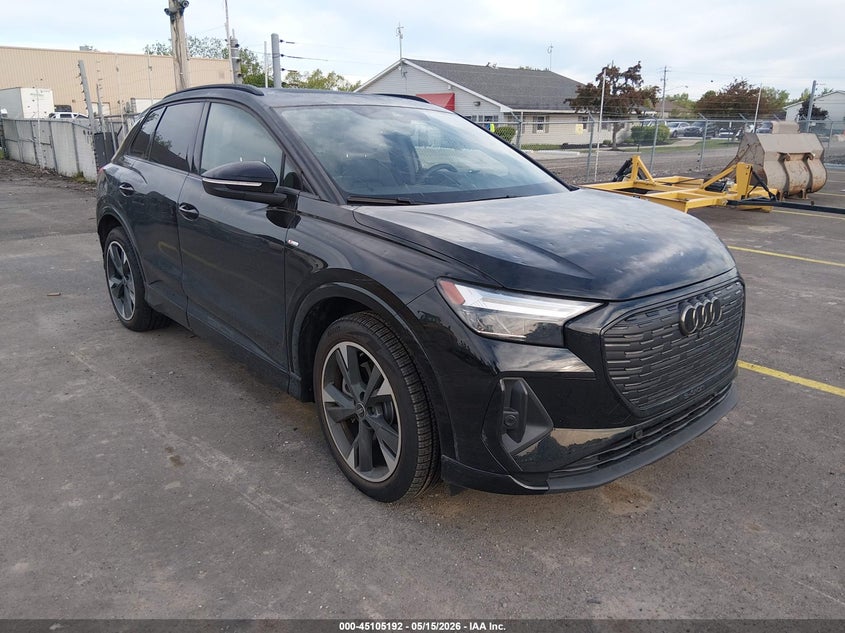 2025 Audi Q4 e-tron VIN WA1LUBFZ7SP074622 IAAI salvage auction — HAIL, Salvage (Ohio), sold $19,350 on 2026-07-16 (photo 1)