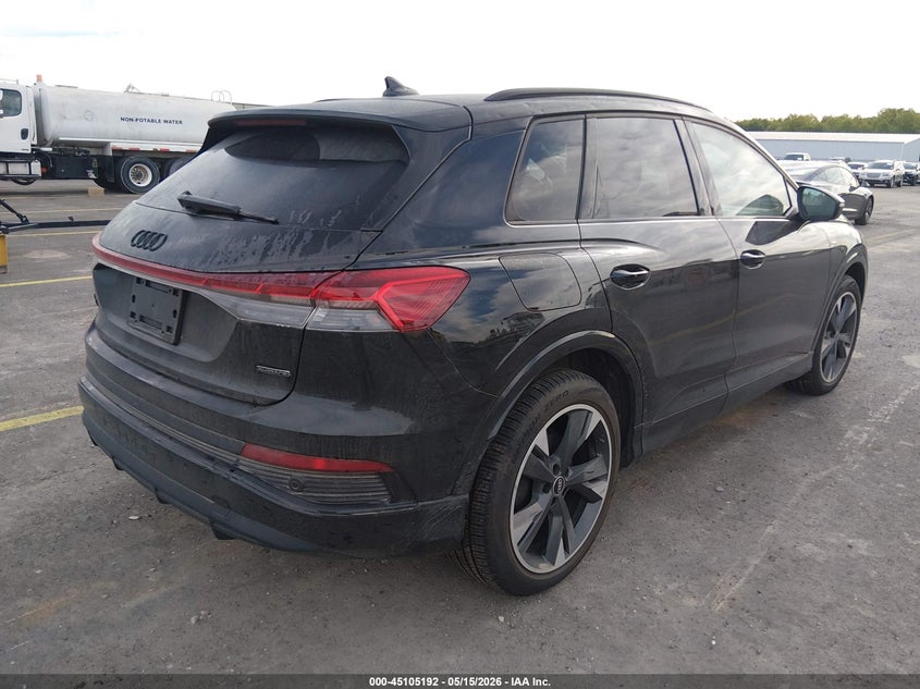 2025 Audi Q4 e-tron VIN WA1LUBFZ7SP074622 IAAI salvage auction — HAIL, Salvage (Ohio), sold $19,350 on 2026-07-16 (photo 4)