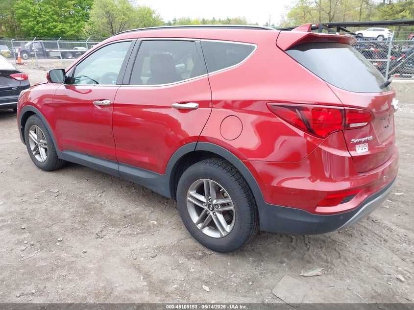2017 Hyundai Santa fe VIN 5XYZUDLB4HG381177 IAAI salvage auction — FRONT END, Salvage (Massachusetts), sold $2,650 on 2026-07-21 (photo 3)