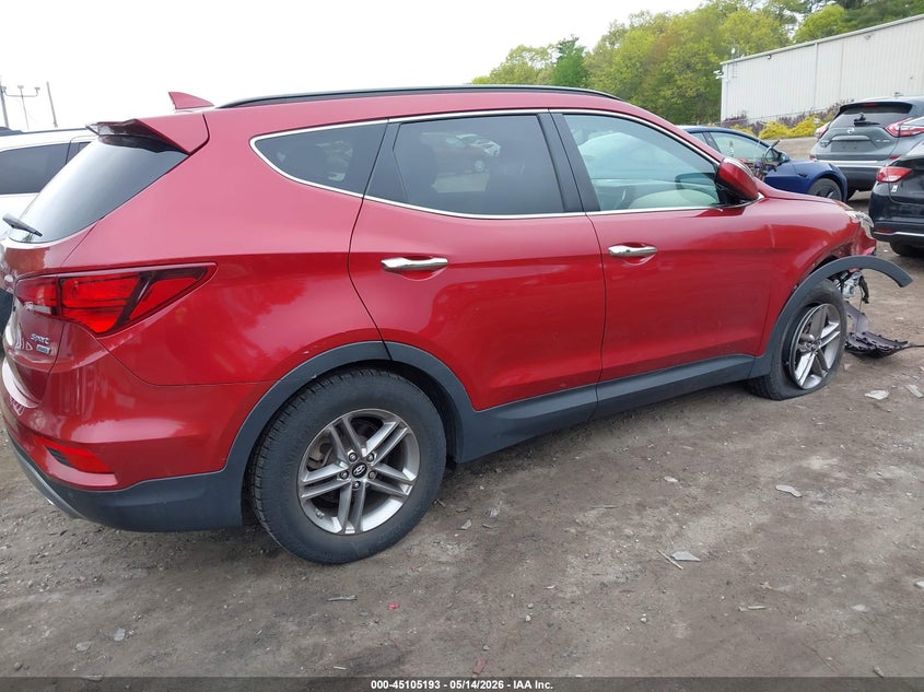 2017 Hyundai Santa fe VIN 5XYZUDLB4HG381177 IAAI salvage auction — FRONT END, Salvage (Massachusetts), sold $2,650 on 2026-07-21 (photo 4)