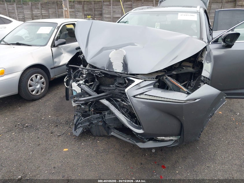 2017 Lexus Nx VIN JTJBARBZXH2148627 IAAI salvage auction — FRONT END, Salvage (Massachusetts), sold $3,200 on 2026-07-31 (photo 6)