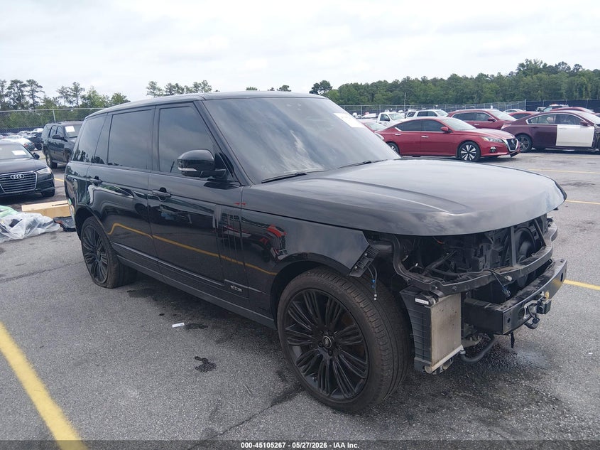 2021 Land rover RANGE ROVER VIN SALGS5SE1MA416842 IAAI salvage auction — FRONT END, Salvage (South Carolina), sold $14,700 on 2026-07-08 (photo 1)