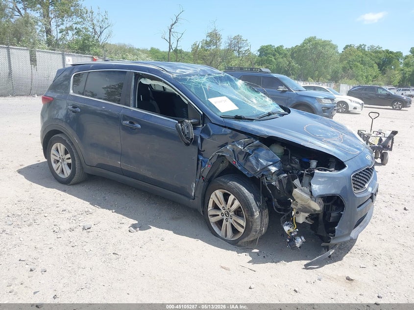 2017 Kia Sportage VIN KNDPM3AC4H7035575 IAAI salvage auction — RIGHT FRONT, Salvage (New Jersey), sold $225 on 2026-07-28 (photo 1)
