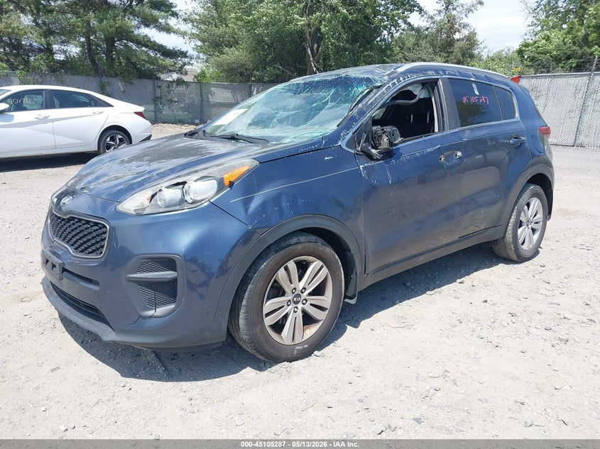 2017 Kia Sportage VIN KNDPM3AC4H7035575 IAAI salvage auction — RIGHT FRONT, Salvage (New Jersey), sold $225 on 2026-07-28 (photo 2)