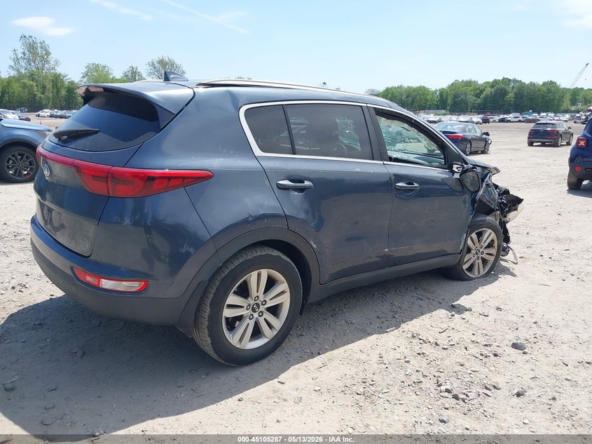 2017 Kia Sportage VIN KNDPM3AC4H7035575 IAAI salvage auction — RIGHT FRONT, Salvage (New Jersey), sold $225 on 2026-07-28 (photo 4)