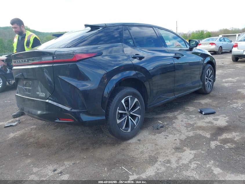 2024 Lexus Rz VIN JTJAAAAB8RA024316 IAAI salvage auction — LEFT FRONT, Salvage (Idaho), sold $15,400 on 2026-07-23 (photo 4)