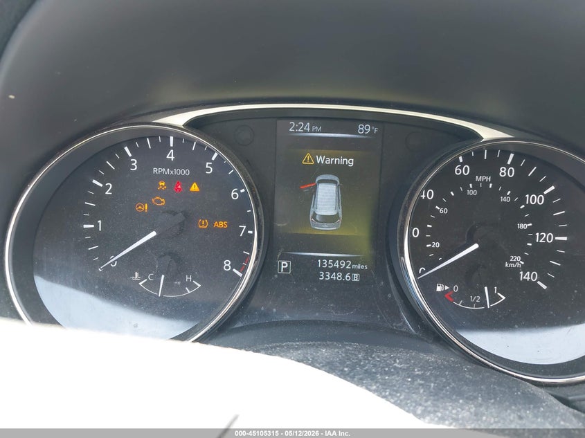 2016 Nissan Rogue VIN KNMAT2MV5GP624939 IAAI salvage auction — LEFT FRONT, Salvage (North Carolina), sold $450 on 2026-07-27 (photo 7)