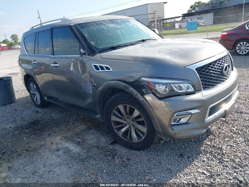 2015 Infiniti Qx80 VIN JN8AZ2NF7F9572789 IAAI salvage auction — SIDE, Clear (Tennessee), sold $1,550 on 2026-07-29 (photo 1)