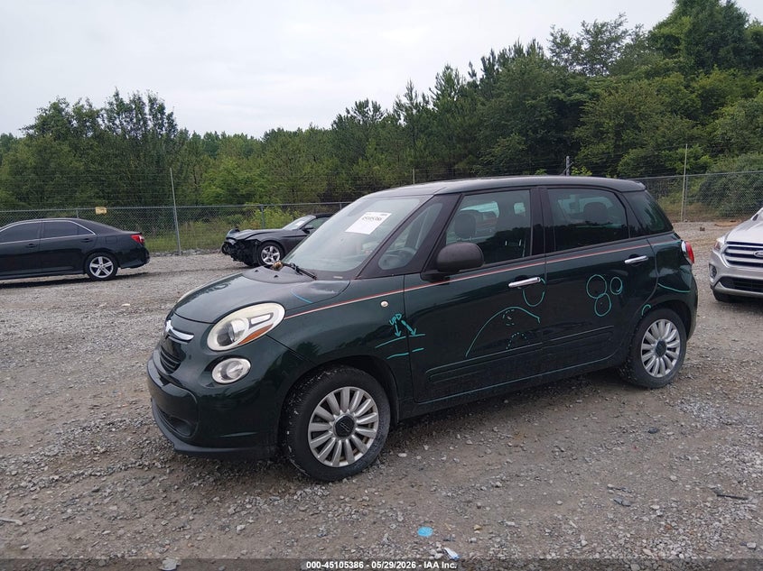 2014 Fiat 500l VIN ZFBCFABH6EZ016472 IAAI salvage auction — UNKNOWN, Salvage (Alabama), sold $225 on 2026-07-20 (photo 2)