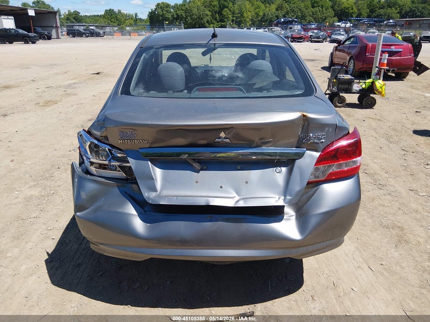 2017 Mitsubishi Mirage VIN ML32F3FJ6HHF09621 IAAI salvage auction — REAR END, Salvage (Tennessee), sold $700 on 2026-07-22 (photo 6)