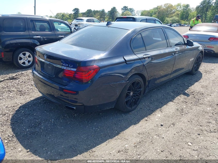 2013 BMW 7er VIN WBAYF4C56DD127816 IAAI salvage auction — REAR END, Mv-907A (New York), sold $50 on 2026-07-28 (photo 6)