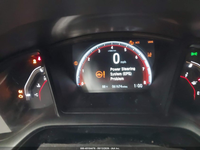 2021 Honda Civic VIN SHHFK7H42MU222243 IAAI salvage auction — FRONT END, Salvage (Arizona), sold $5,900 on 2026-07-14 (photo 7)