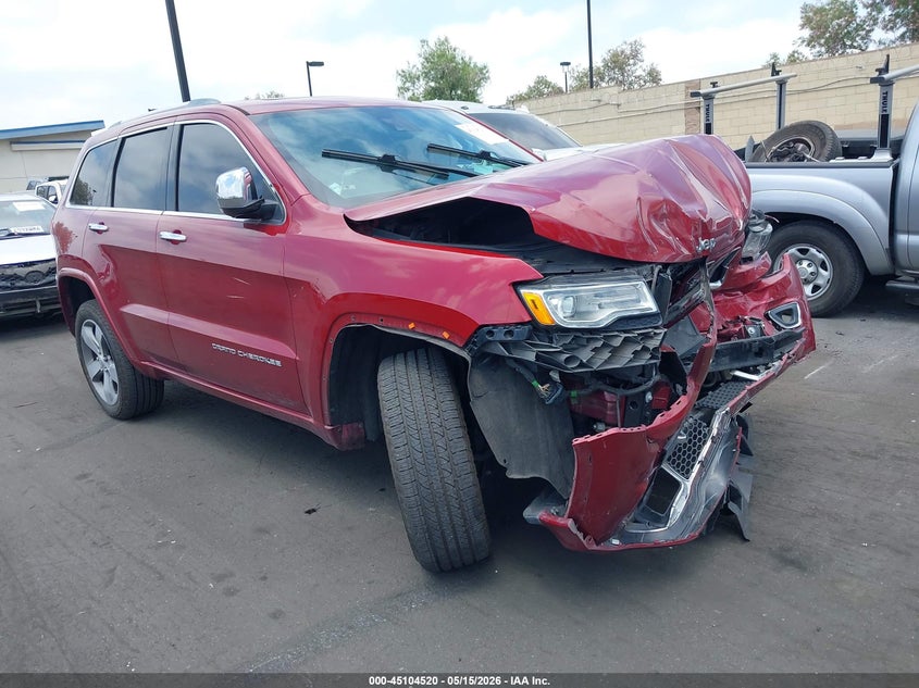 2015 Jeep Grand cherokee VIN 1C4RJECG2FC113403 IAAI salvage auction — FRONT END, Salvage Certificate (California), sold $675 on 2026-07-10 (photo 1)