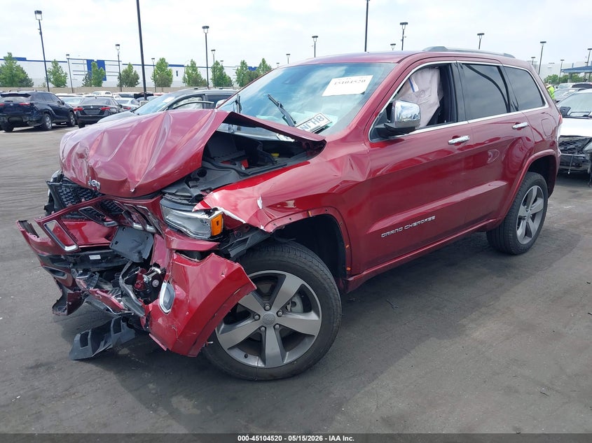 2015 Jeep Grand cherokee VIN 1C4RJECG2FC113403 IAAI salvage auction — FRONT END, Salvage Certificate (California), sold $675 on 2026-07-10 (photo 2)