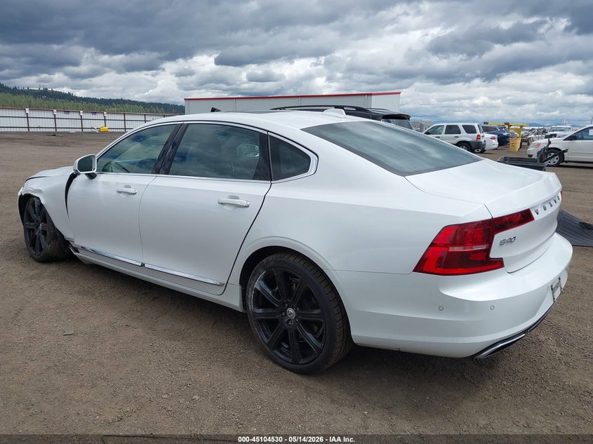 2018 Volvo S90 VIN LVY992ML3JP005725 IAAI salvage auction — FRONT END, Bill Of Sale (Washington), sold $3,725 on 2026-07-21 (photo 3)