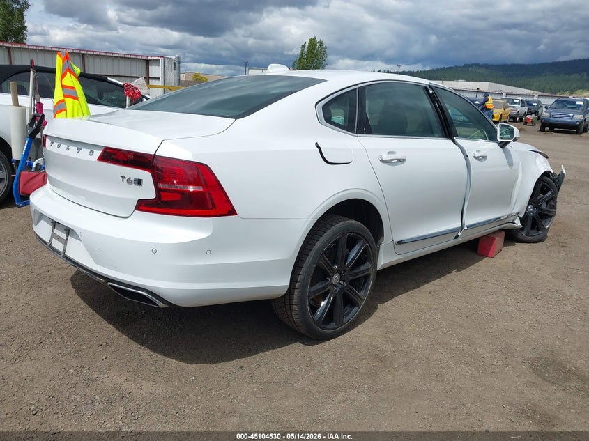 2018 Volvo S90 VIN LVY992ML3JP005725 IAAI salvage auction — FRONT END, Bill Of Sale (Washington), sold $3,725 on 2026-07-21 (photo 4)