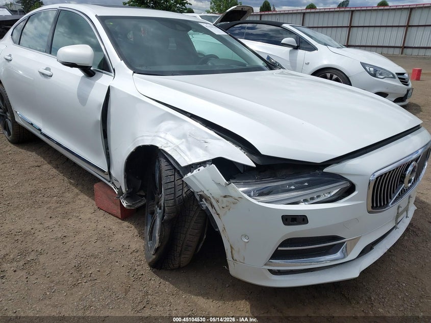 2018 Volvo S90 VIN LVY992ML3JP005725 IAAI salvage auction — FRONT END, Bill Of Sale (Washington), sold $3,725 on 2026-07-21 (photo 6)