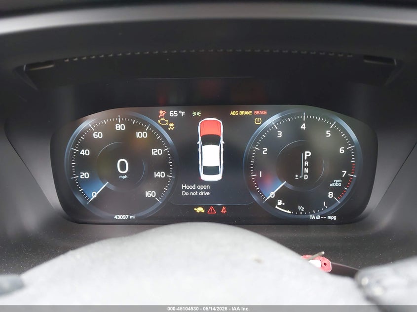 2018 Volvo S90 VIN LVY992ML3JP005725 IAAI salvage auction — FRONT END, Bill Of Sale (Washington), sold $3,725 on 2026-07-21 (photo 7)