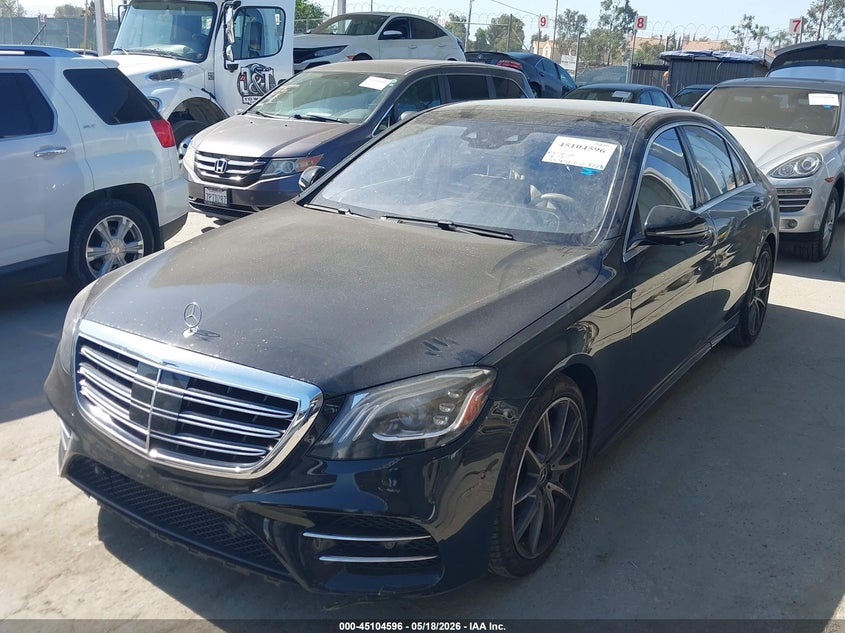 2018 Mercedes-benz S-klasse VIN WDDUG6GB5JA348207 IAAI salvage auction — SIDE, Salvage (California), sold $14,700 on 2026-08-01 (photo 2)
