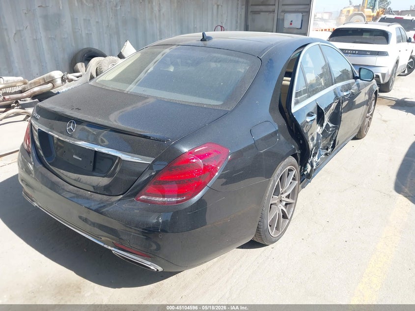 2018 Mercedes-benz S-klasse VIN WDDUG6GB5JA348207 IAAI salvage auction — SIDE, Salvage (California), sold $14,700 on 2026-08-01 (photo 4)