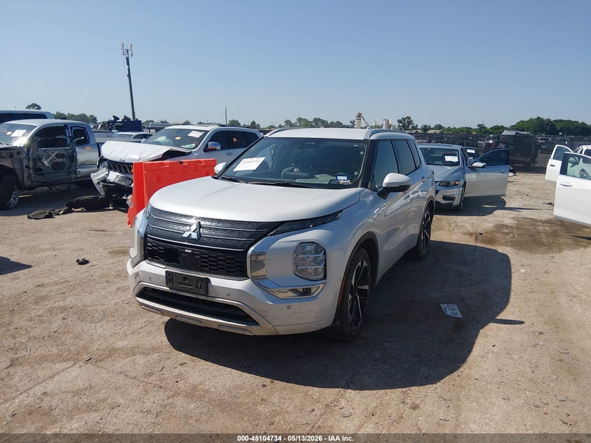 2022 Mitsubishi Outlander VIN JA4J3VA86NZ090216 IAAI salvage auction — WATER/FLOOD, Salvage (Texas), sold $4,850 on 2026-07-21 (photo 2)