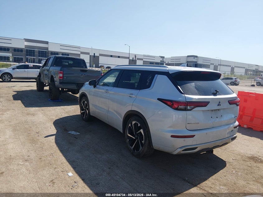 2022 Mitsubishi Outlander VIN JA4J3VA86NZ090216 IAAI salvage auction — WATER/FLOOD, Salvage (Texas), sold $4,850 on 2026-07-21 (photo 3)
