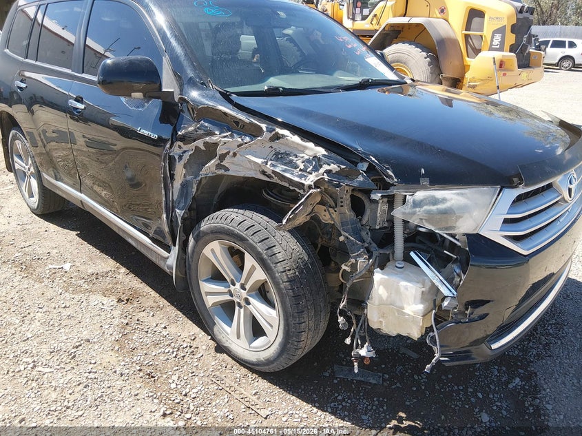 2013 Toyota Highlander VIN 5TDDK3EHXDS201676 IAAI salvage auction — RIGHT FRONT, Salvage (Montana), sold $3,150 on 2026-07-15 (photo 6)