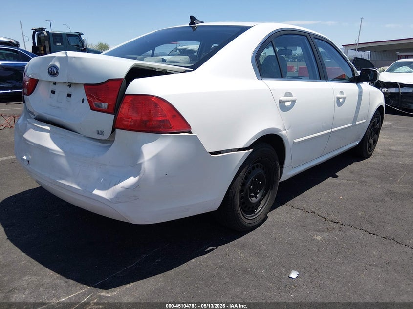2009 Kia Optima VIN KNAGE228295319167 IAAI salvage auction — REAR END, Salvage (Nevada), sold $25 on 2026-07-31 (photo 4)