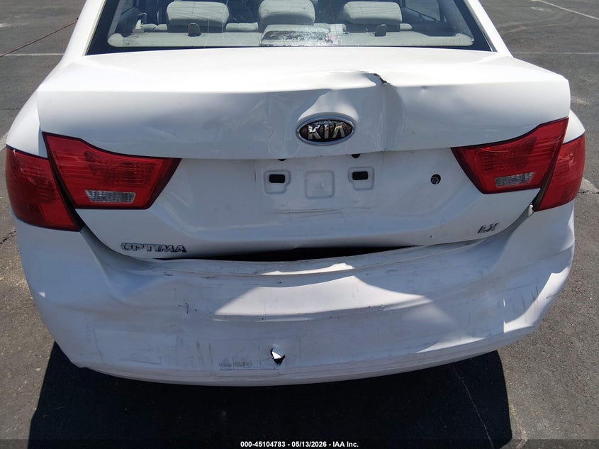 2009 Kia Optima VIN KNAGE228295319167 IAAI salvage auction — REAR END, Salvage (Nevada), sold $25 on 2026-07-31 (photo 6)