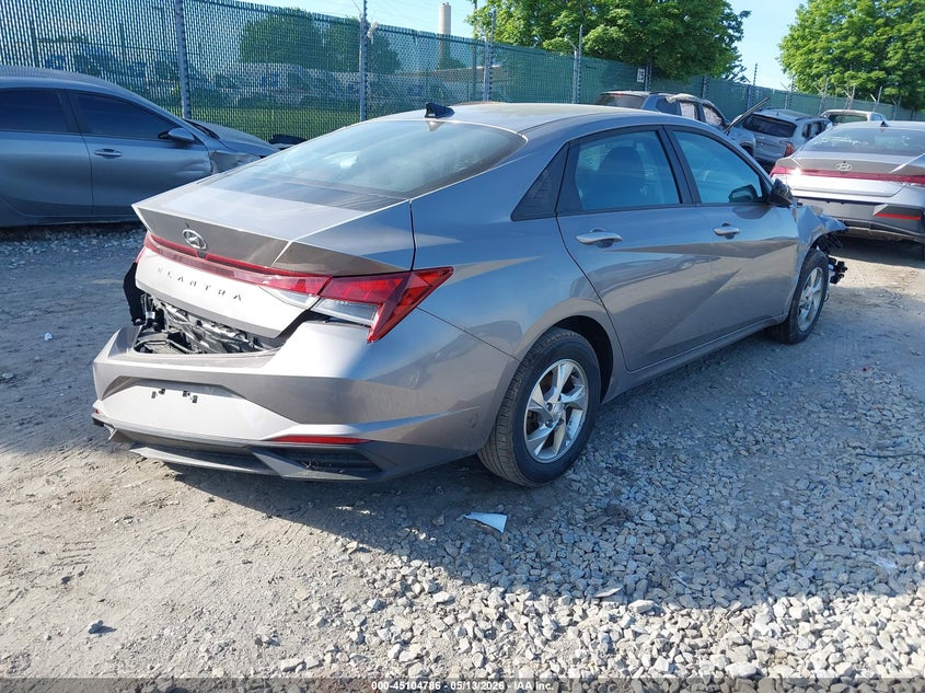 2023 Hyundai Elantra VIN KMHLL4AG6PU595622 IAAI salvage auction — FRONT END, Salvage (Colorado), sold $1,425 on 2026-07-17 (photo 4)